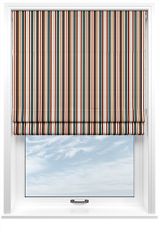 The British Stripe Co. Elizabeth, Teignbridge No.1 - Roman Blind